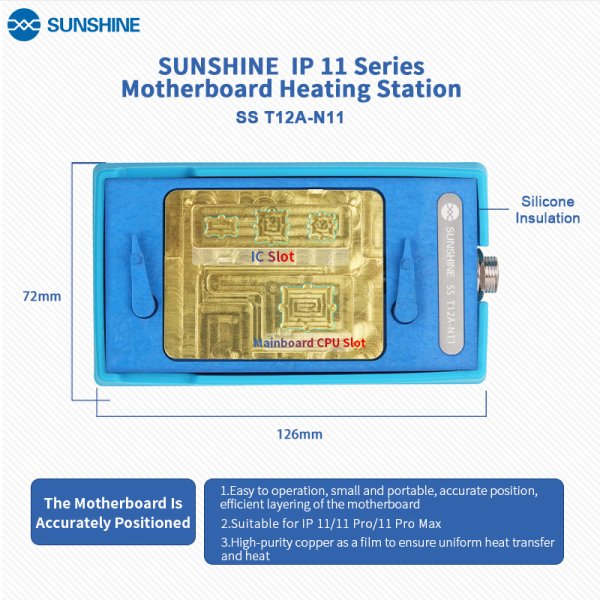 SUNSHINE T12-A  11-11PRO-11PROMAX  ANAKART ISITICI