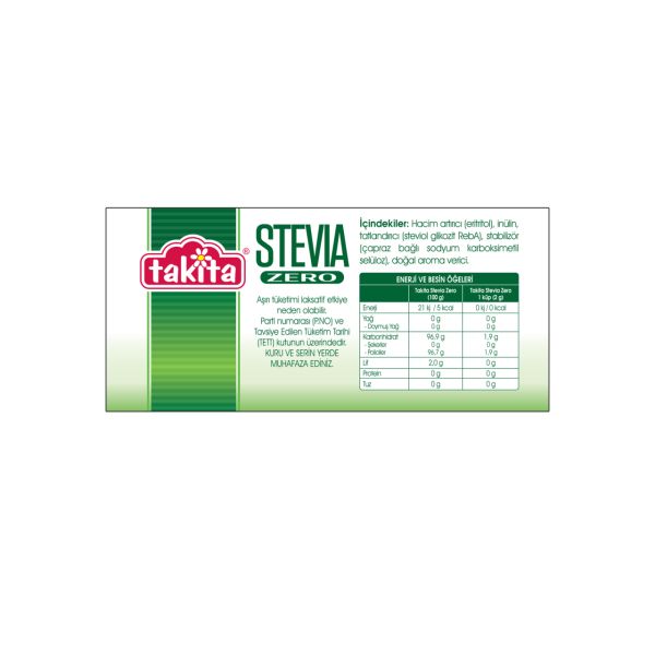 STEVİA ZERO KÜP 225 GR