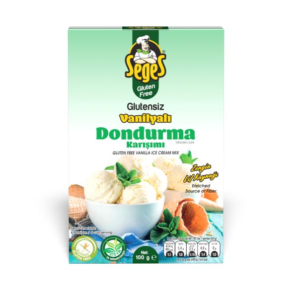 SEGES GLU.VANİLYALI DONDURMA 100 GR