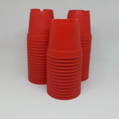 Kırmızı Üretim Saksıları-5.5 cm (20 Adet)