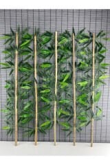 Yapay Yapraklı 100 cm Bambu Dekor Çubuğu 5 Adet
