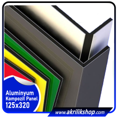 400 / 125x320 cm Aluminyum Kompozit Panel