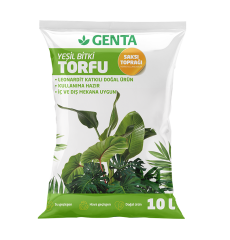 Genta Yeşil Yapraklı Bitkiler İçin Organik Torf – 10 Lt