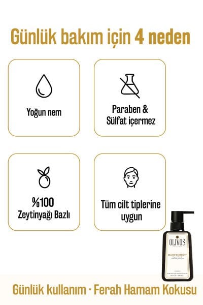 %100 Doğal Zeytinyağlı Keçi Sütlü Sıvı El Sabun Yoğun Nemlendirici Arındırıcı Bitkisel 500 Ml