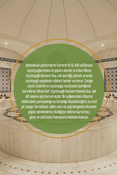 Doğal Zeytinyağlı Hamam Kokulu Banyo Ve Duş Jeli Zeytinyağı Cilt Besleyici Nemlendirici 2 ADET 750ML