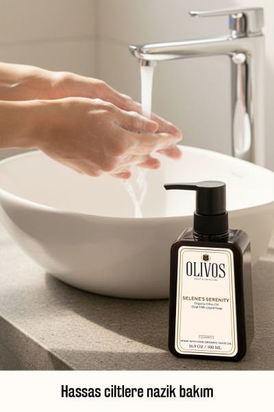 Olivos Keçi Sütlü Zeytinyağlı Duş Jeli & Sıvı El Sabunu Seti 2’li 1250 ml