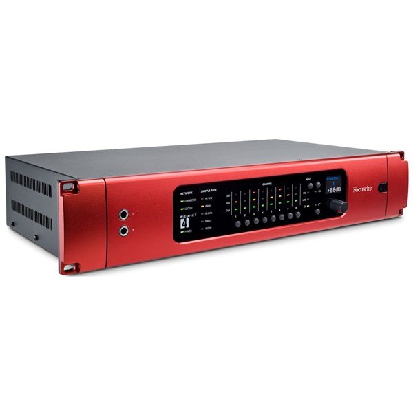 Focusrite RedNet 4 Uzantan Kumandalı 8 Kanal Mikrofon Preamp ve A-D Seskartı