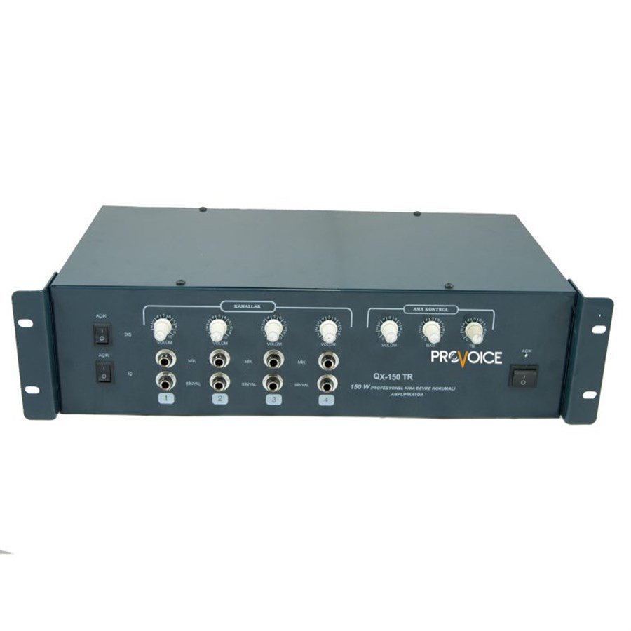 Provoice QX-150 TR 4 Kanal Trafolu 150 Watt Mikser Anfi