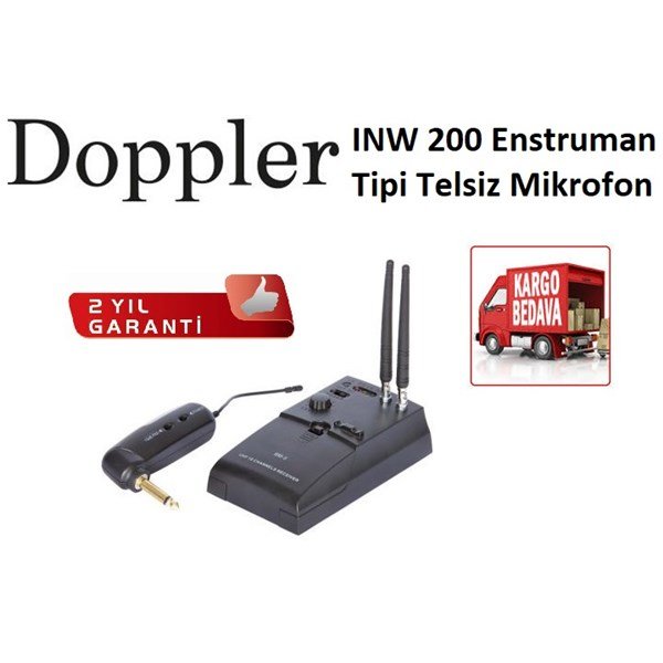 Doppler  INW 200 Enstruman Tipi Telsiz Mikrofon
