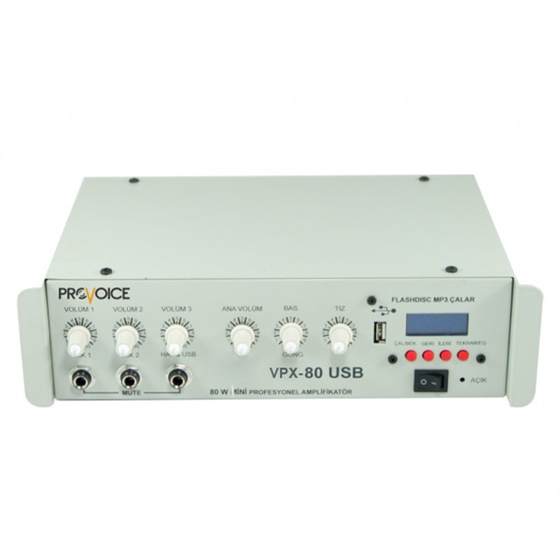 Provoice VPX-80 USB 80 Watt Anfili Mikser