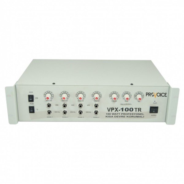 Provoice VPX-100 TR 100 Watt Trafolu Anfili Mikser