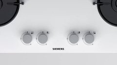 Siemens iQ300 Gazlı Ocak 75 cm sert cam, beyaz EN7B2PO10O