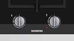 Siemens iQ700 Gazlı Domino Ocak 30 cm cam seramik, siyah ER3A6BD70