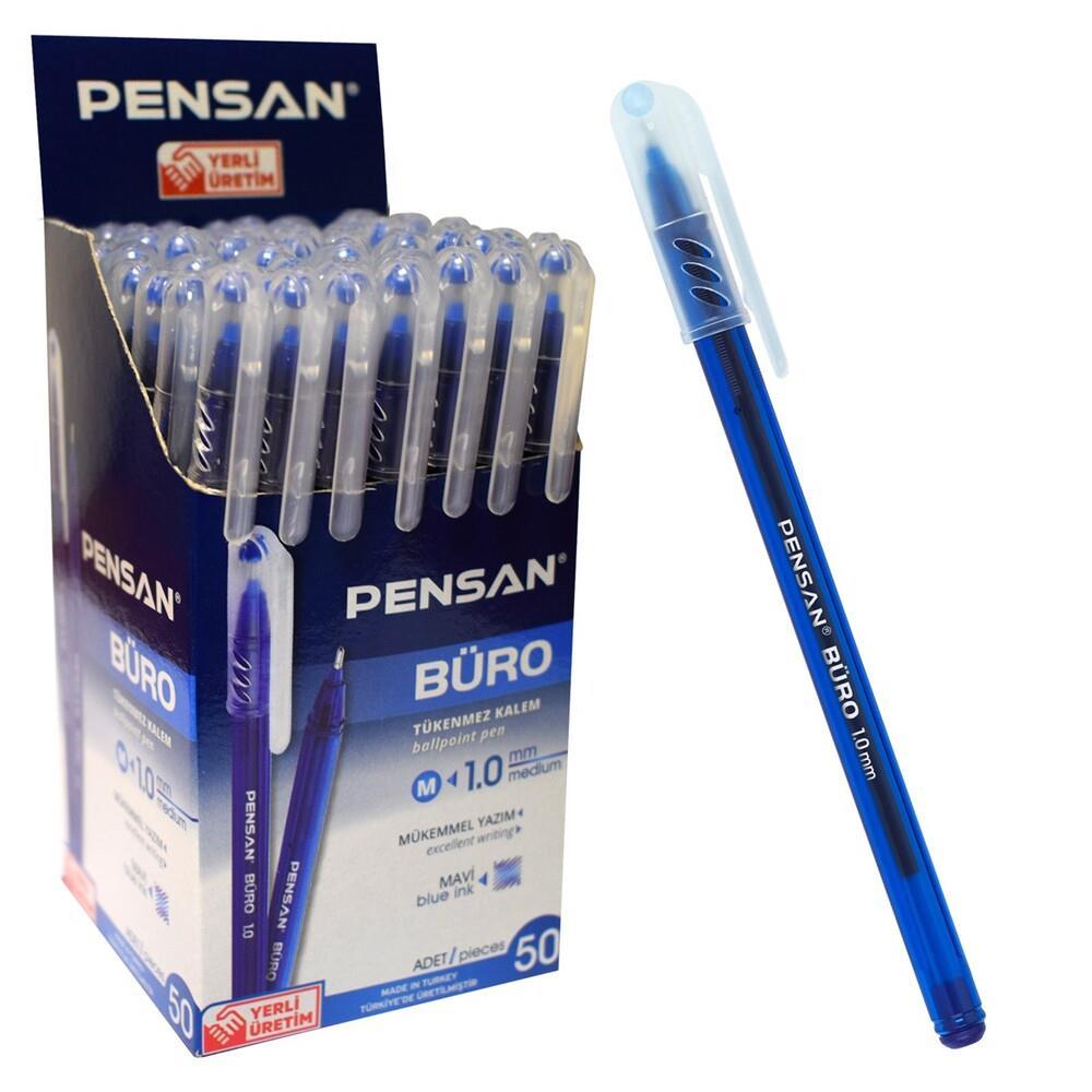 Pensan Büro Tükenmez Kalem 1.0 mm 50 li 2270 Mavi