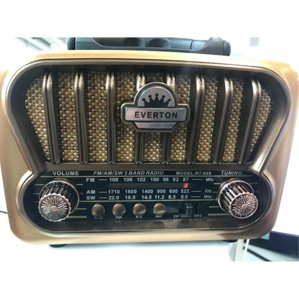 Everton RT-826 Bluetooth-USB-SD-FM Şarjlı Nostaljik Radyo