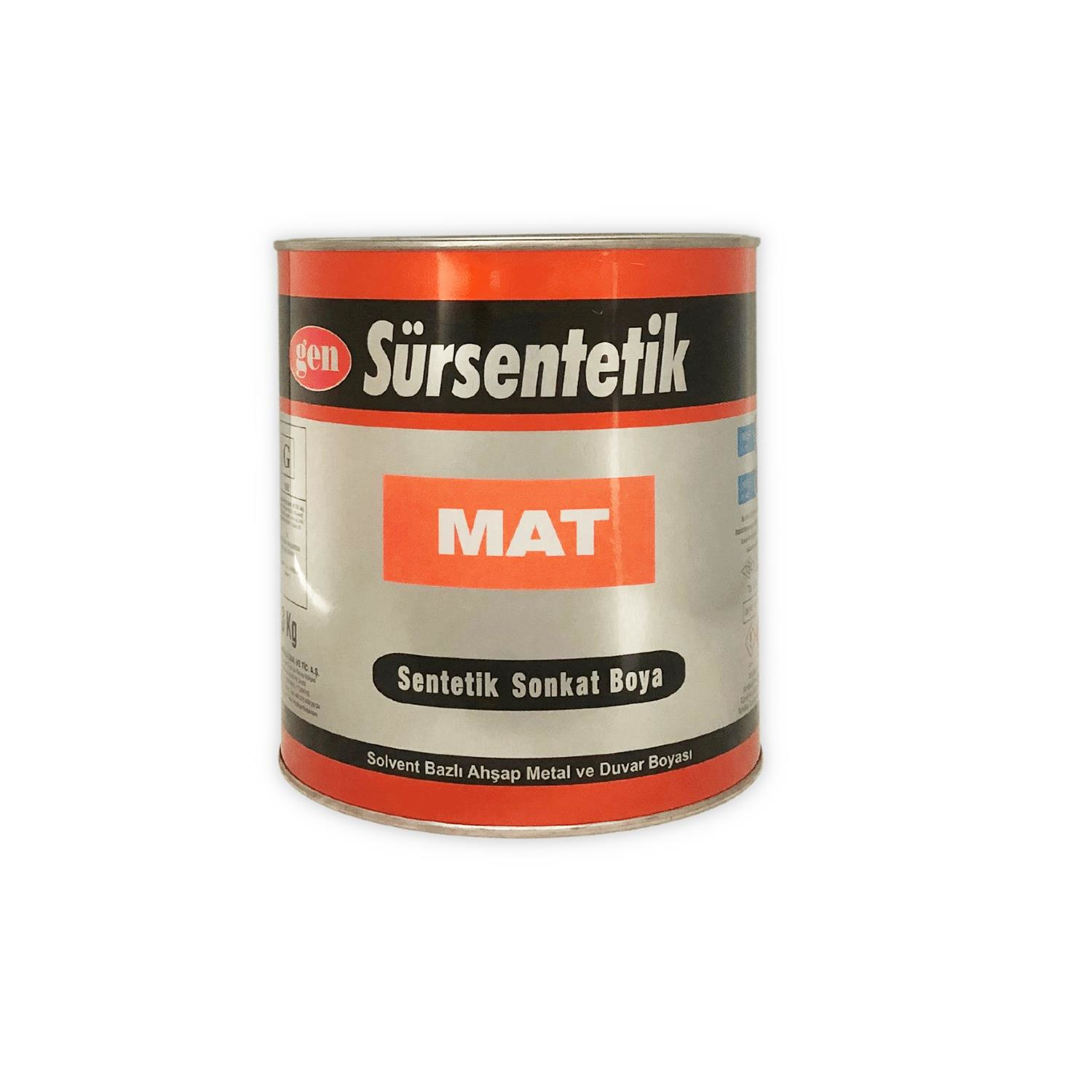 GEN Sür Sentetik Mat Yağlı Boya - 3 KG