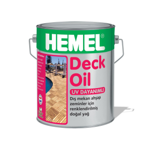 HEMEL Deck Oil - Deck Zeminler için Renkli Yağ 2,5 LT
