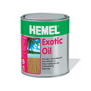 HEMEL Exotic Oil - Bahçe Mobilyaları için Doğal Yağ 2.5 LT