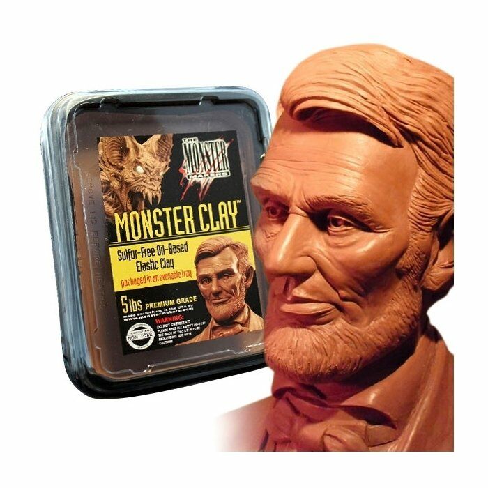 MONSTER CLAY Modelleme Kili Kahverengi (Medium) (2 Kg)