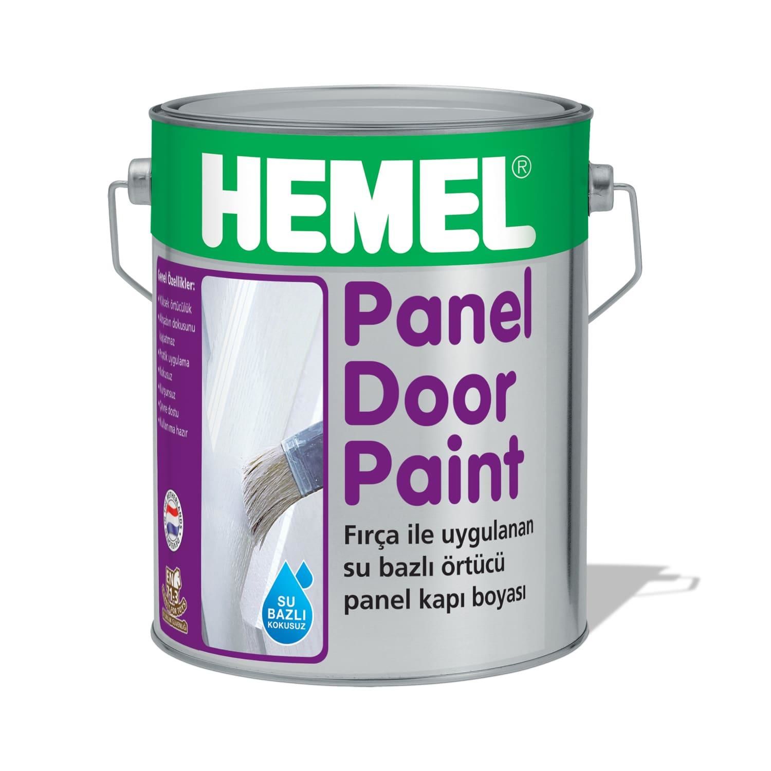 HEMEL Su Bazlı Panel Kapı Boyası Polar White 2,5 LT