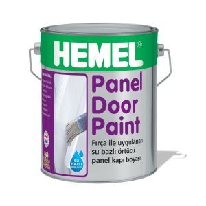 HEMEL Su Bazlı Panel Kapı Boyası Polar White 2,5 LT