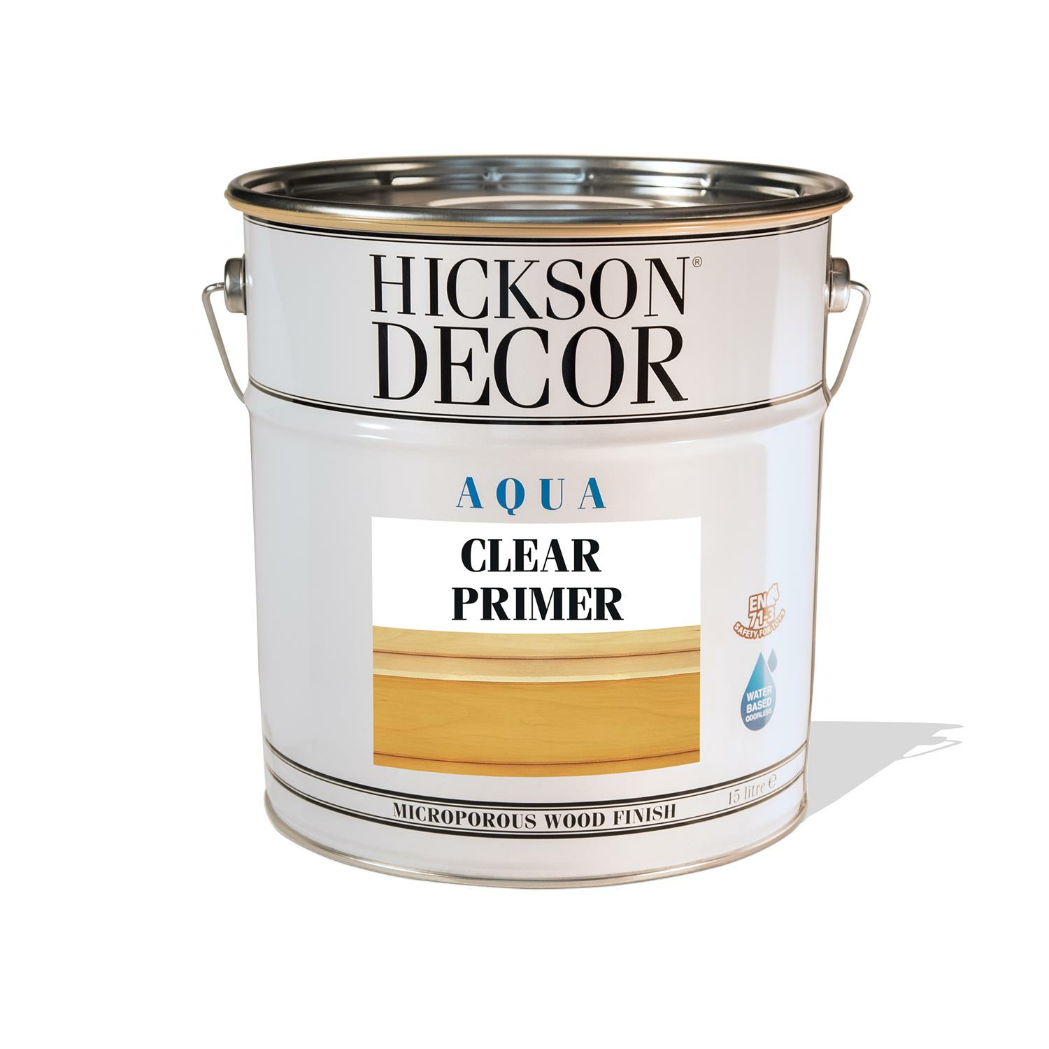 Hickson Decor Aqua Clear Primer Şeffaf Ahşap Astar 15 LT