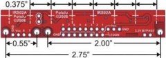 QTR-8RC Reflectance Sensor Array