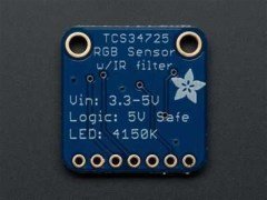 RGB Color Sensor with IR Filter and White LED - TCS34725