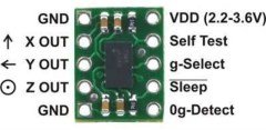 MMA7341LC 3-Axis Accelerometer ±3/9g