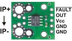 ACS711LC Current Sensor Carrier -12.5A to +12.5A