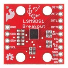 9 DOF IMU - 9 Degrees of Freedom IMU Breakout - LSM9DS1