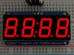 4 Digits 0.56'' 7-Segment I2C Screen (Red)