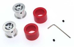 Bond Silicone Wheel 30x23mm Pair - Red