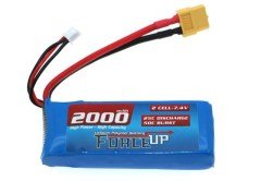 Force-Up  2000 maH 2S 7.4V Lipo  Battery