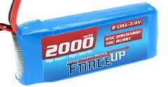 Force-Up  2000 maH 2S 7.4V Lipo  Battery