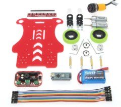 Cheetah Fast Line Follower Robot Kit 3000Rpm - Unassembled