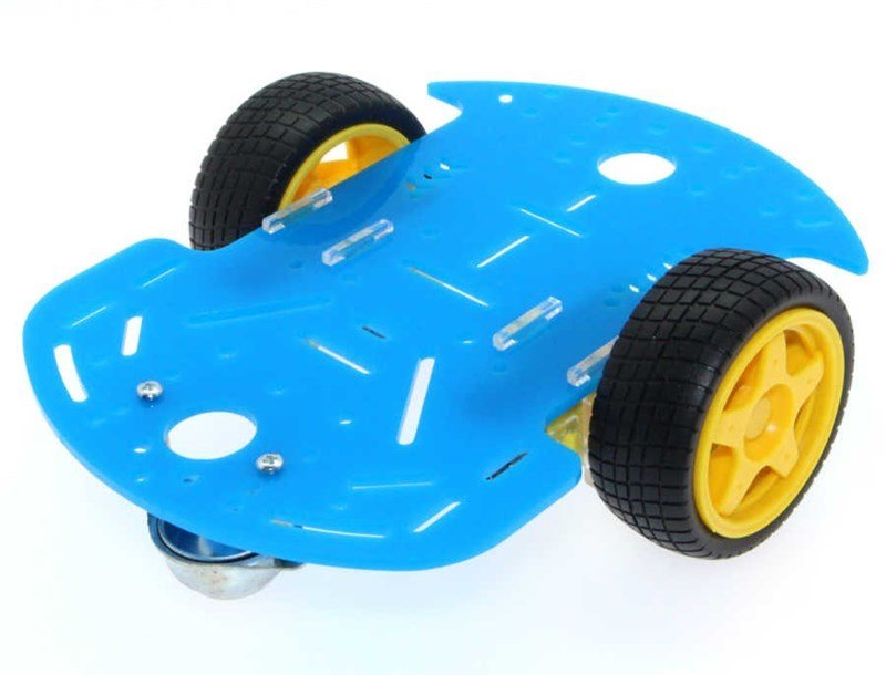 2WD Mobile Robot Kit - Blue
