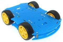 4WD Mobile Robot Kit - Blue