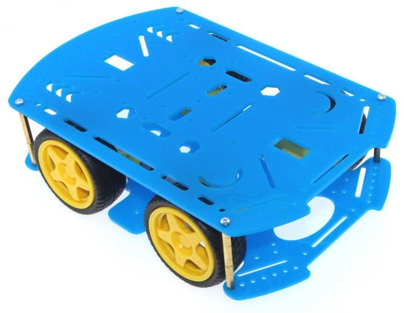 4WD Multifunctional Robot Kit - Blue