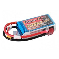 Gens ace 1000mAh 11.1V 25C 3S1P Lipo Battery