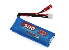 Force-Up  500 maH 2S 7.4V Lipo  Battery  SLİM