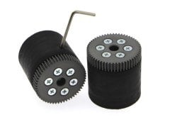 Rubber Wheel 35x30mm Pair