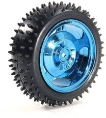 All Terrain Robot Wheel 87mm x 39mm Pair