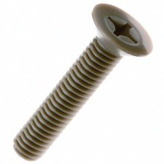 M2x6mm Stainless Steel Countersunk Phillips Head Screw (10 Pcs)