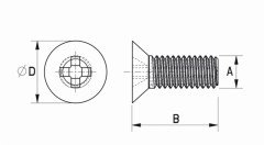 M2x8mm Stainless Steel Countersunk Phillips Head Screw (10 Pcs)