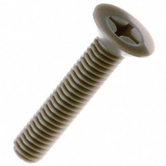 M2x8mm Stainless Steel Countersunk Phillips Head Screw (10 Pcs)