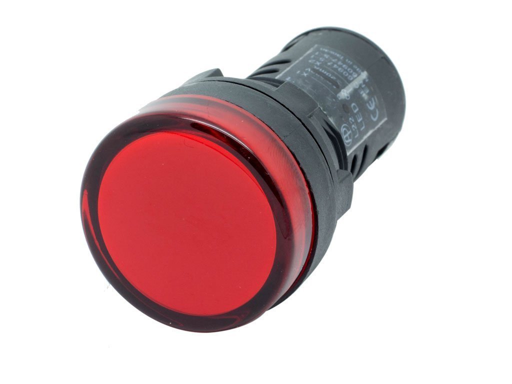 22mm Kırmızı Ledli Sinyal Lambası 220V AC GWEST