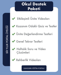 Kanguru Okul - Okula Destek Paketi - 1 yıllık abonelik