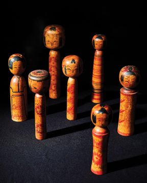 Japon Kokeshi Bebek Seti