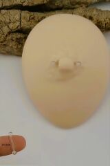 Antialerjik Şeffaf Silikon Meme Ucu Piercingi Bioplast Nipple Piercing 2 Adet